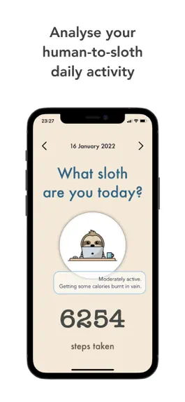 Game screenshot Sloth Rate: Activity Tracker apk