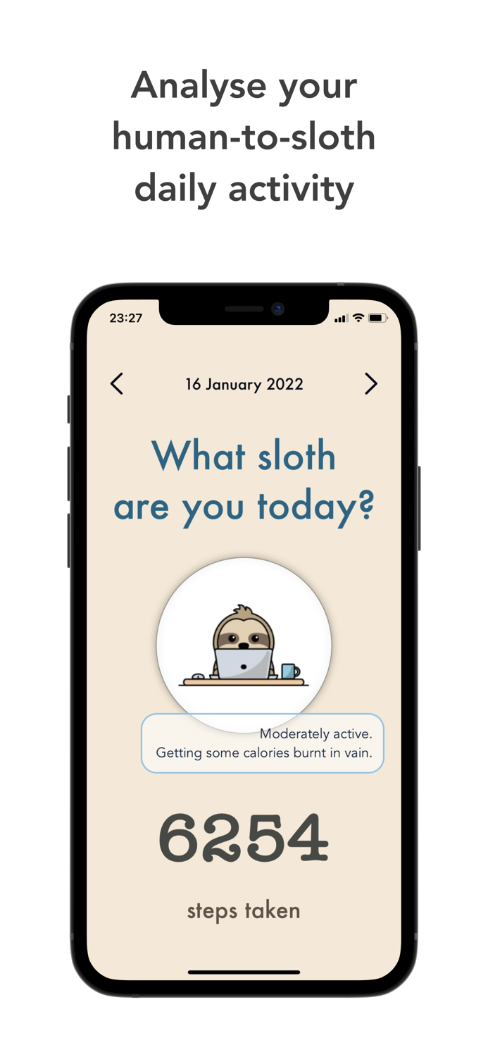 Sloth Rate Activity Tracker