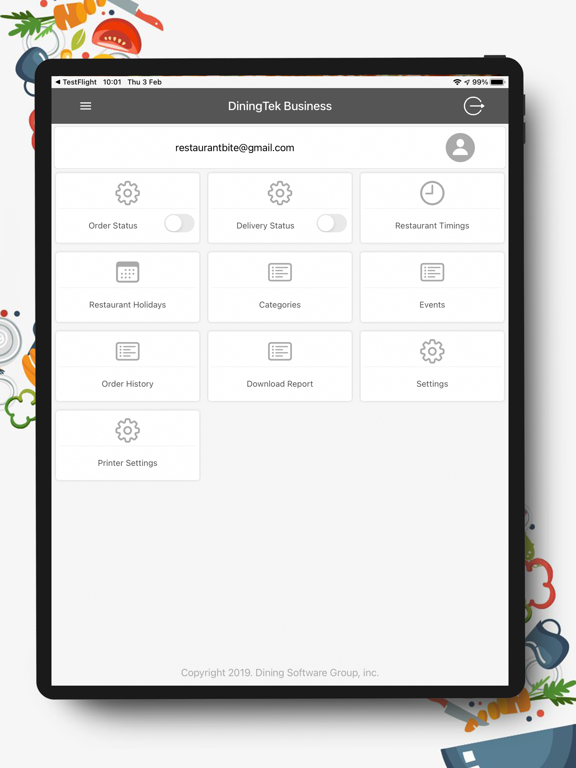 Screenshot #4 pour DiningTek Business