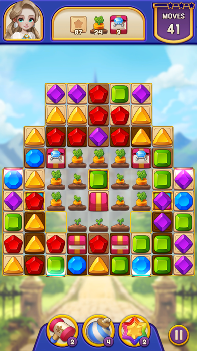 Royal Queenie: Jewel Match 3 Screenshot