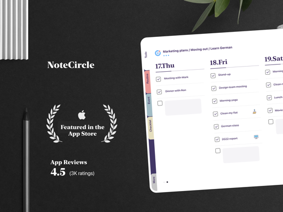 NoteCircle: To-do app, Plannerのおすすめ画像1