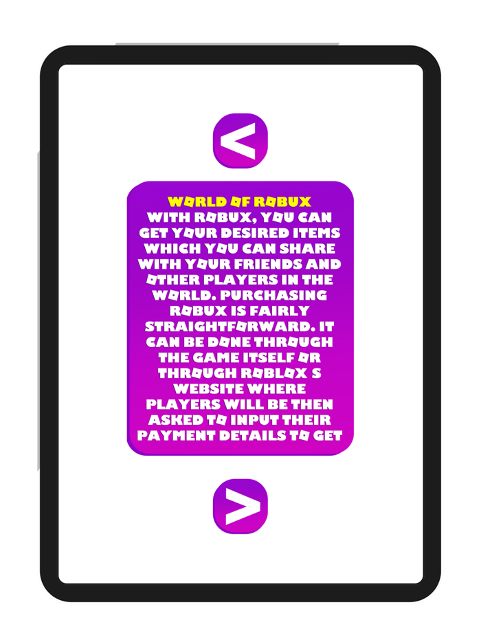 Robux Numbers for Roblox Calcs