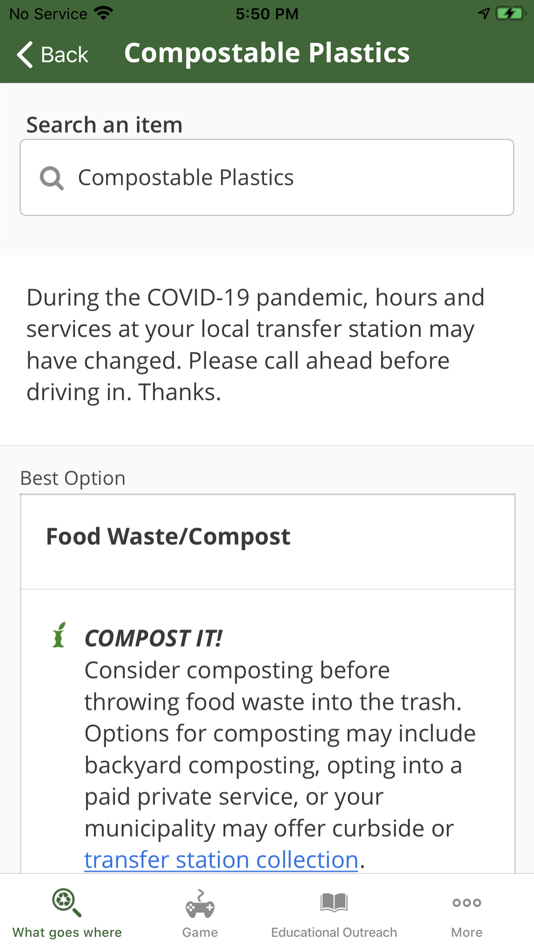 #2. ecomaine RECYCLOPEDIA (iOS) 由: ecomaine