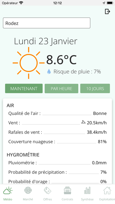 App screenshot