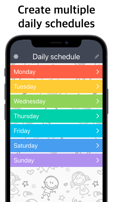Visual Daily Schedule Screenshot
