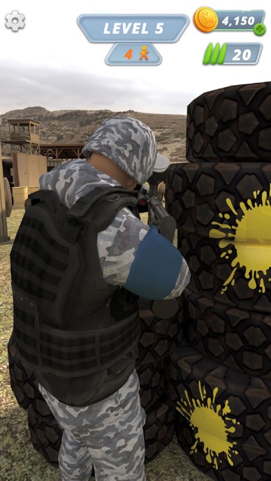 Paintball Attack 3D: Color War Screenshot