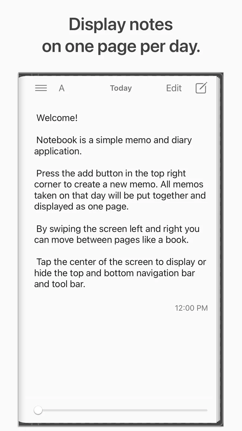 ノートブック - メモ、日記アプリ App Store screenshot 2