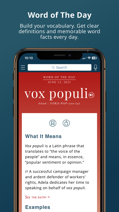 Merriam-Webster Dictionary+ Screenshot