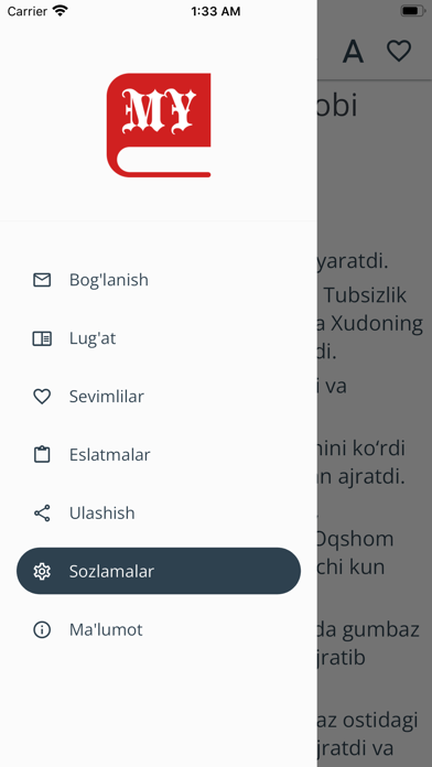 Muqaddas Yozuv Screenshot