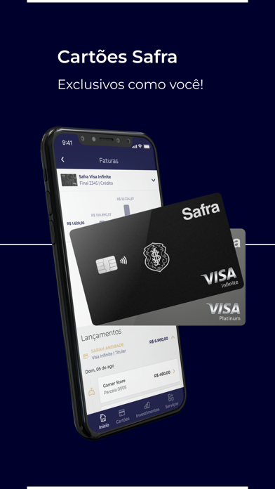 Safra: Conta e Investimentos Screenshot