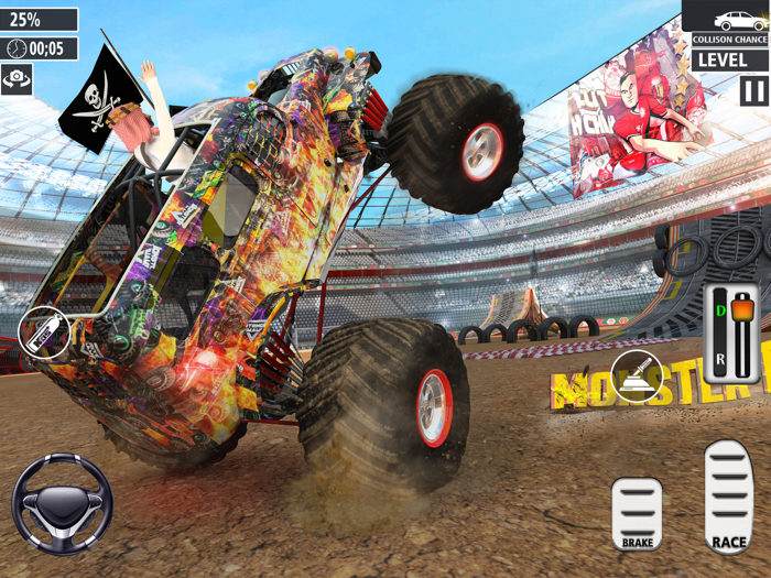 Monster Truck Stunt Racing 3D
