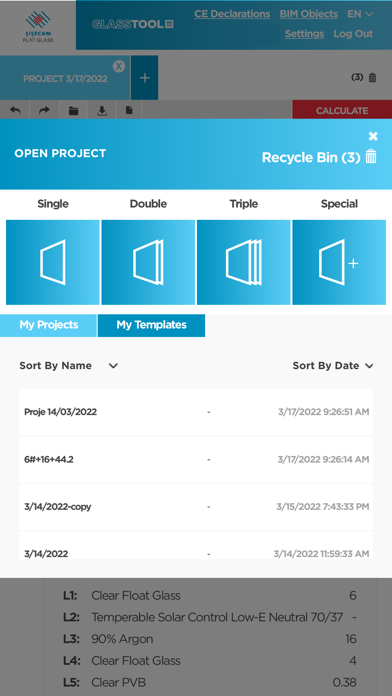 Şişecam GlassTool Screenshot