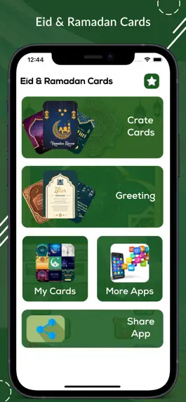 Game screenshot Eid & Ramadan greeting cards apk