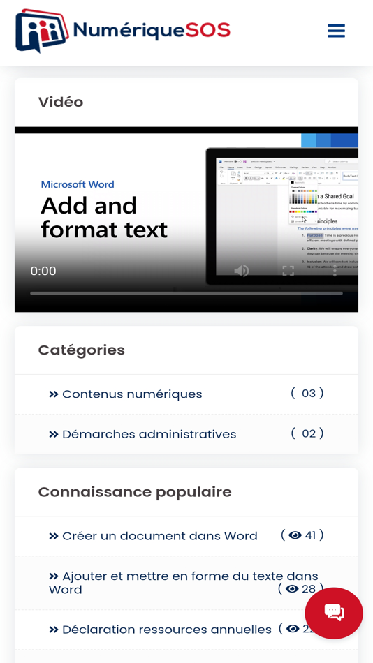 #3. Numérique SOS (iOS) 由: Abdelghani MOHSEIN