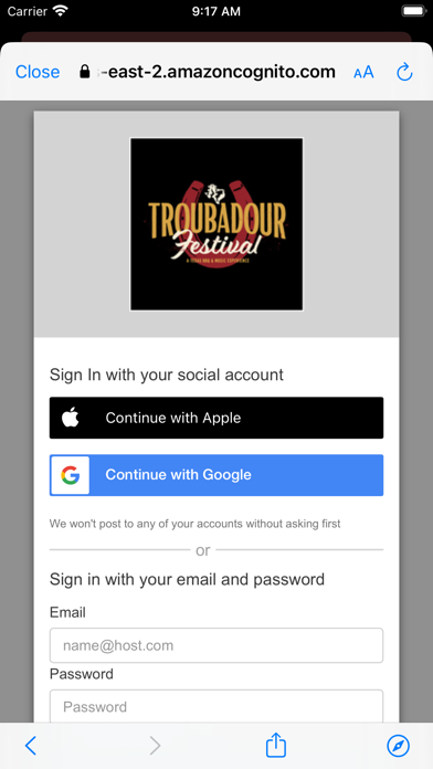 Troubadour Festival Screenshot
