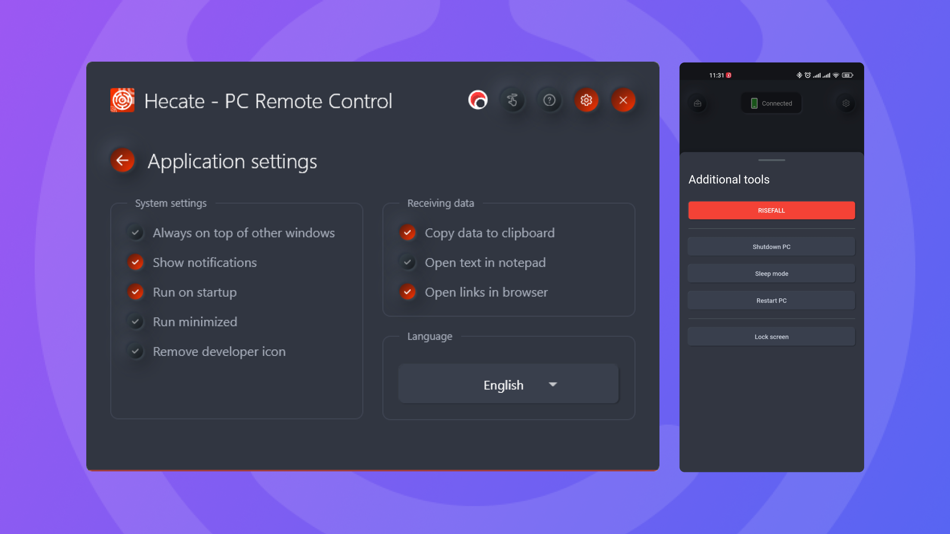 #4. Hecate - PC Remote Control (iOS) 由: Maxim Yakovlev