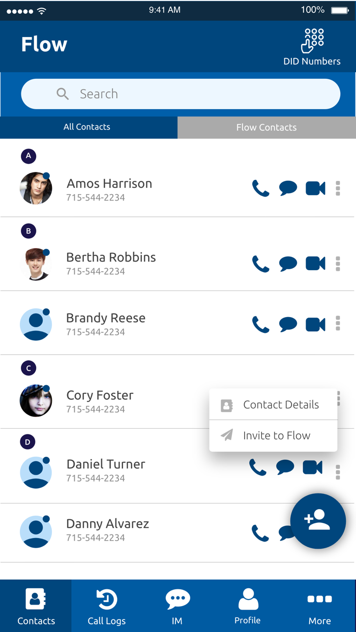 Flow Messenger App