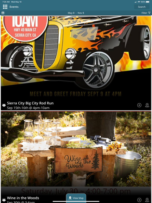 Visit Sierra County CA iPad screenshot 7 - Travel app