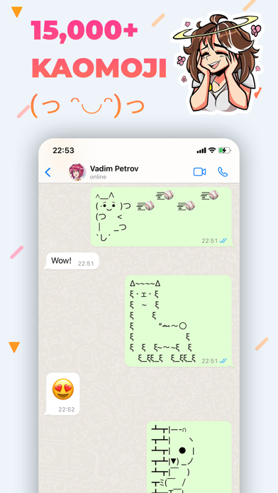 Anime Stickers - Sticker Maker Screenshot