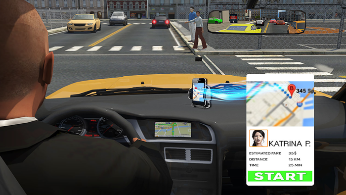 Crazy Taxi Driving Simulator