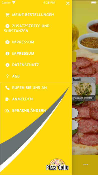 Cello Pizza Screenshot