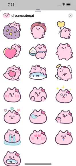 Game screenshot dream cute cat sticker apk