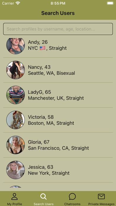 Str8 & Bi - Seniors Dating App Screenshot