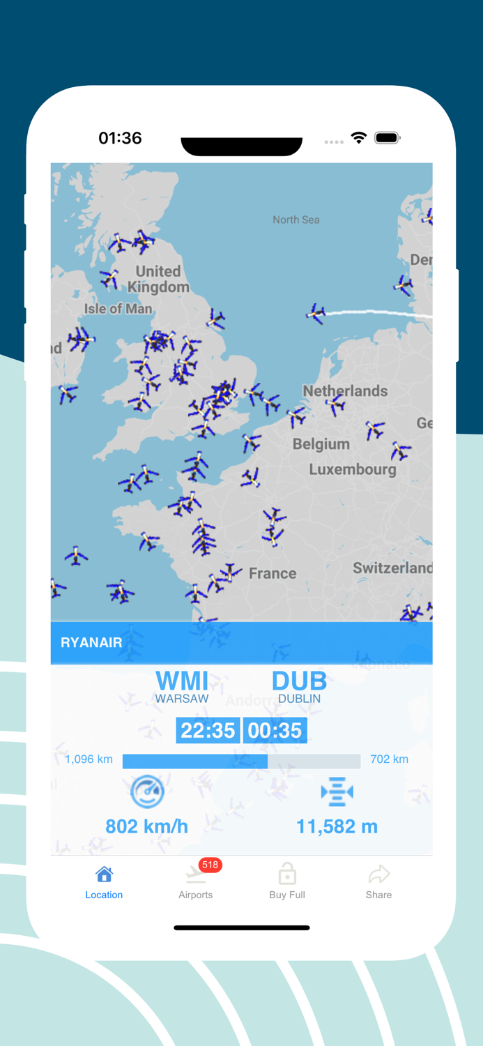 RYR Ryanair Air Tracker