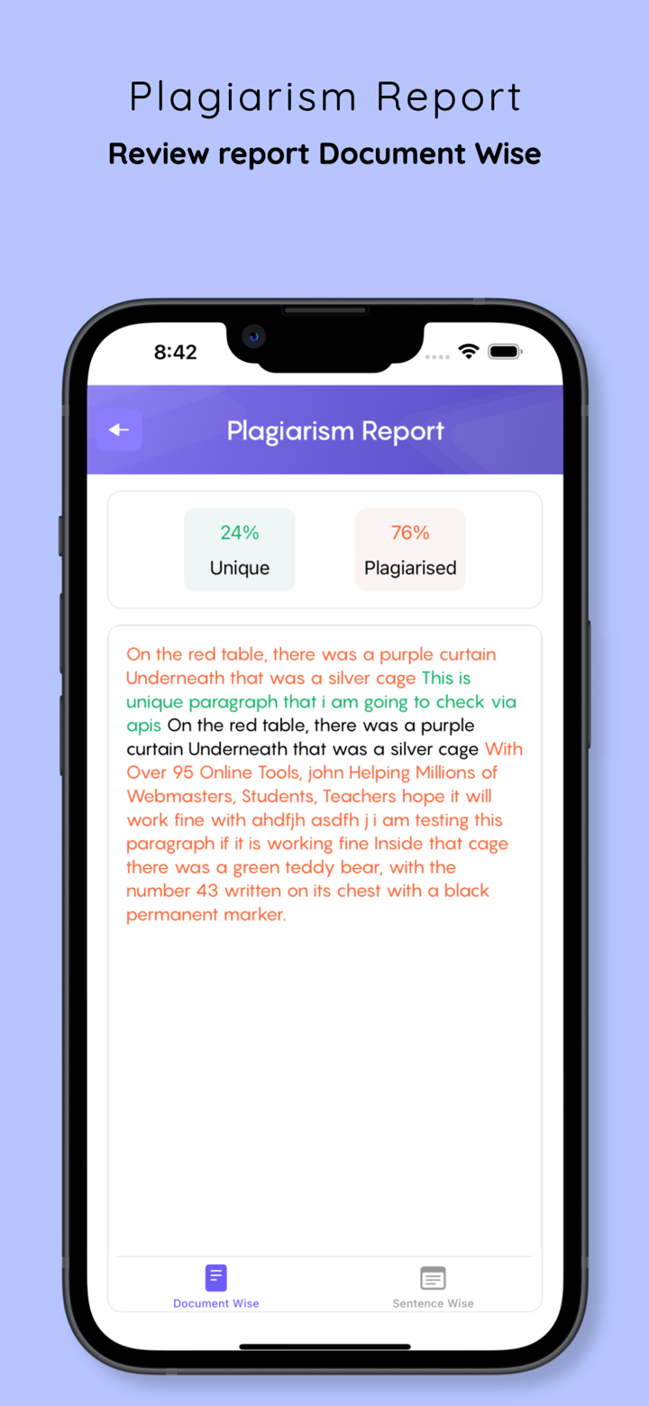 Anti-Plagiarism Grammar Check screenshot 4