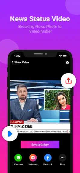 Game screenshot Breaking News Video Maker apk