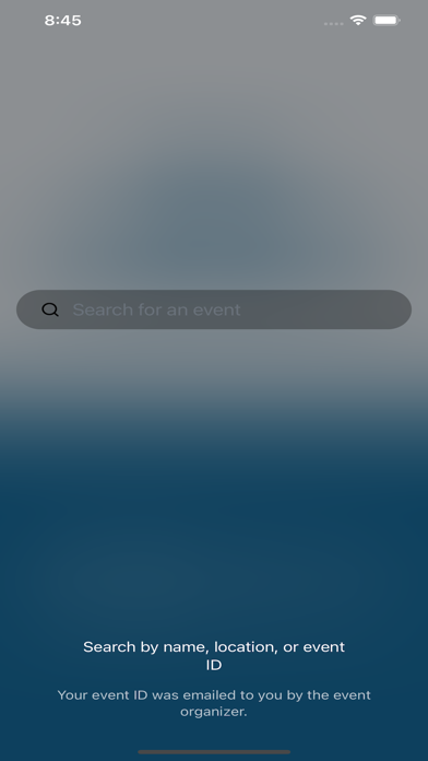 IZA Events Screenshot
