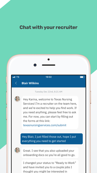 Texas Nursing Services Screenshot
