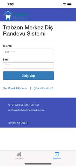 Game screenshot Trabzon Diş Randevu mod apk