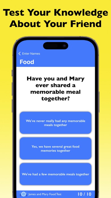 Screenshot #1 pour Friendship Test: Best BFF Quiz