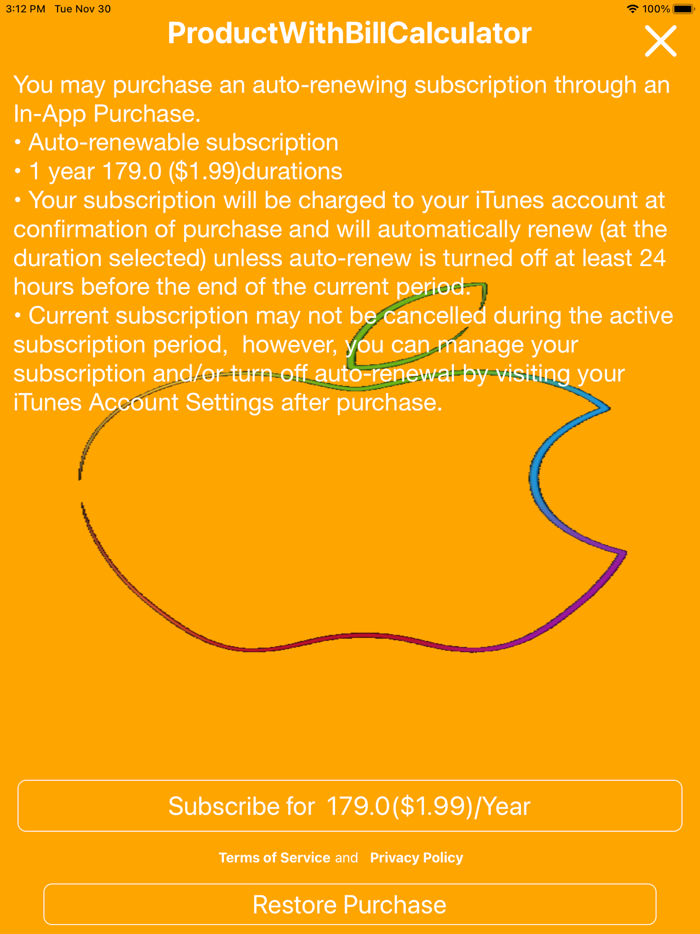 ProductWithBillCalculator