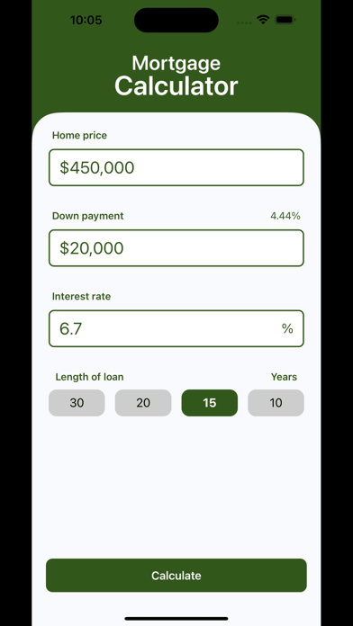Mortgage Lon Screenshot