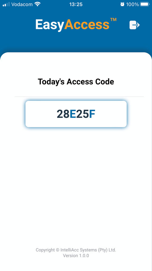 #3. EasyAcc Access (iOS) بواسطة: IntelliAcc Systems CC