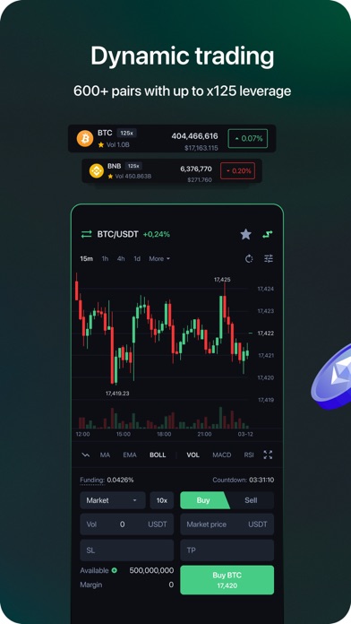 Nami Exchange: Buy BTC, Crypto Screenshot