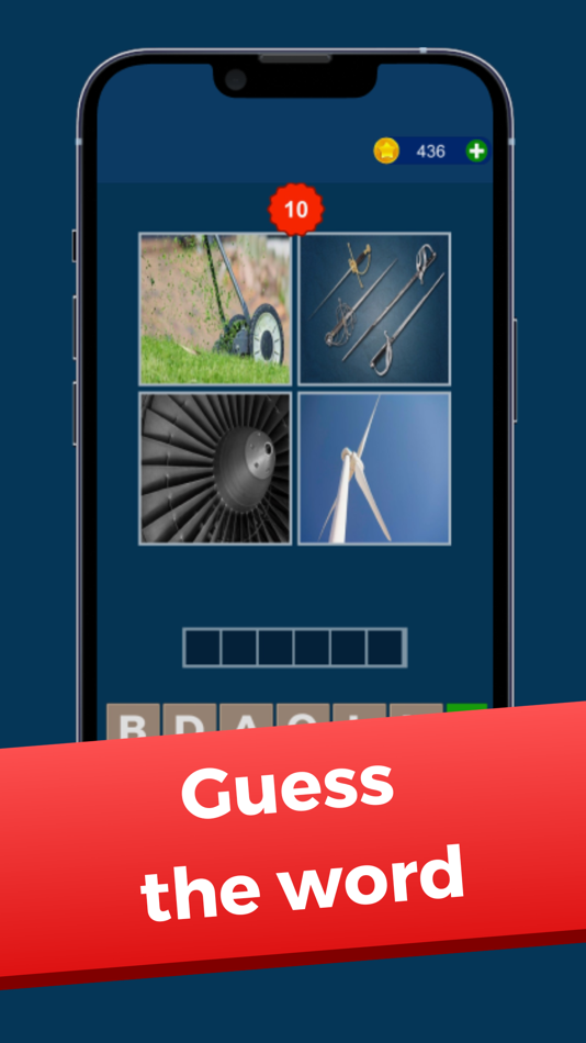 #1. 4 Images 1 Term: Word game (iOS) Podle: Miguel Cota