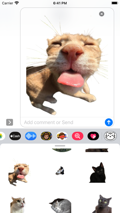 Cat-tastic Stickers Screenshot