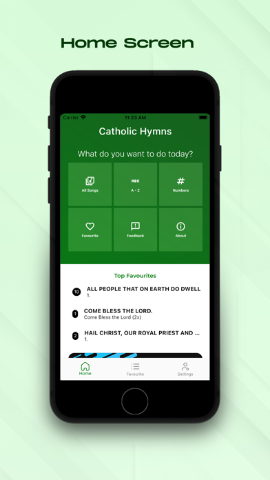 Catholic Hymns Book Screenshot