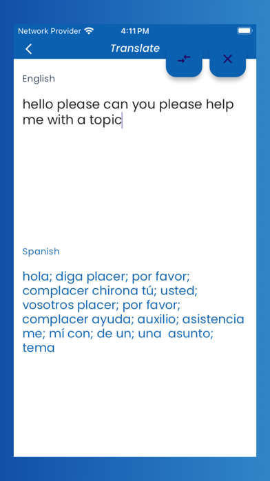 Spanish translator Offline! Screenshot