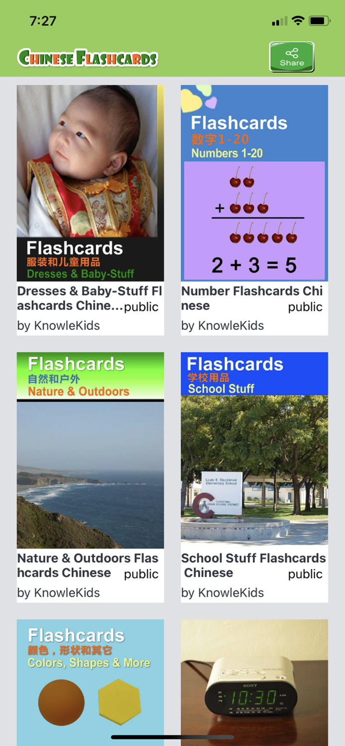 KnowleKids Chinese Flashcards