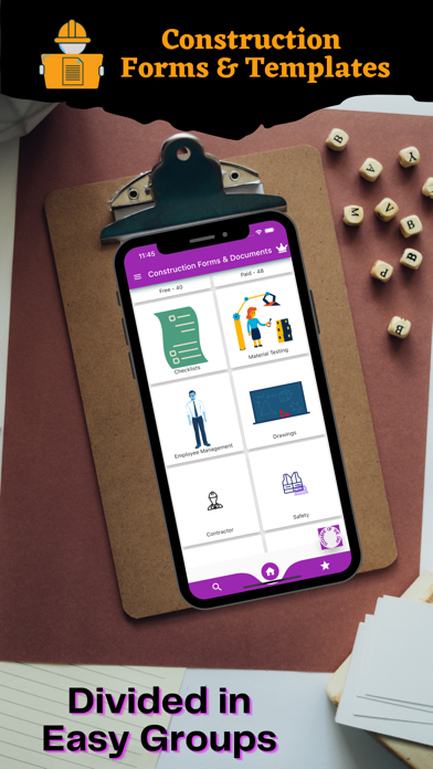 Construction forms & templates Screenshot