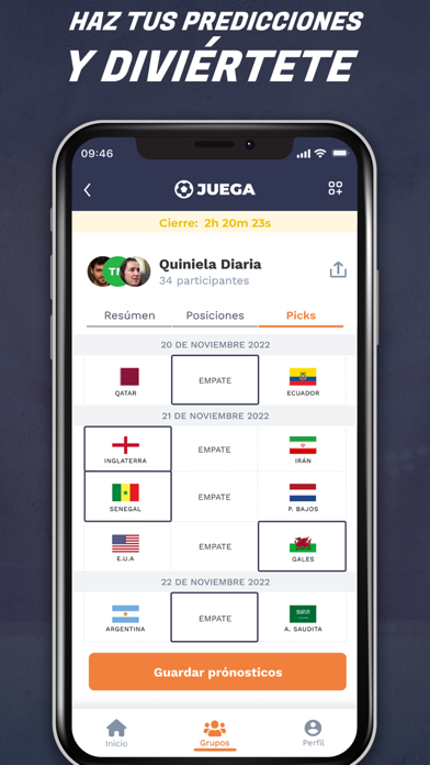 Juega: Quinielas de Futbol Screenshot