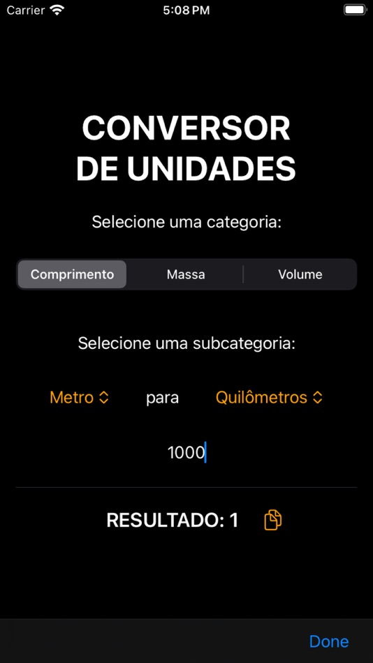 #5. Converser Unidades (iOS) 由: Gabriel Meira