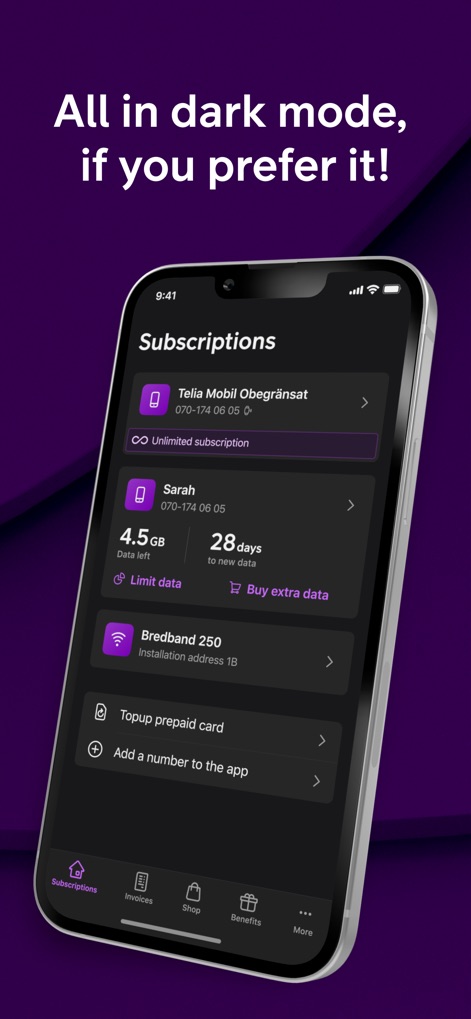 Mitt Telia - Utilities App | MWM