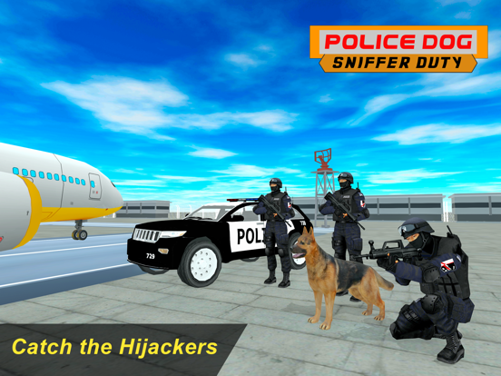 Police Sniffer Dog Duty Game iPad app afbeelding 1