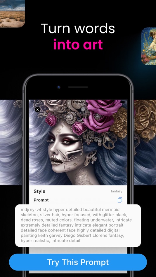 #1. AI Art Generator - Illusion AI (iOS) بواسطة: Codelio