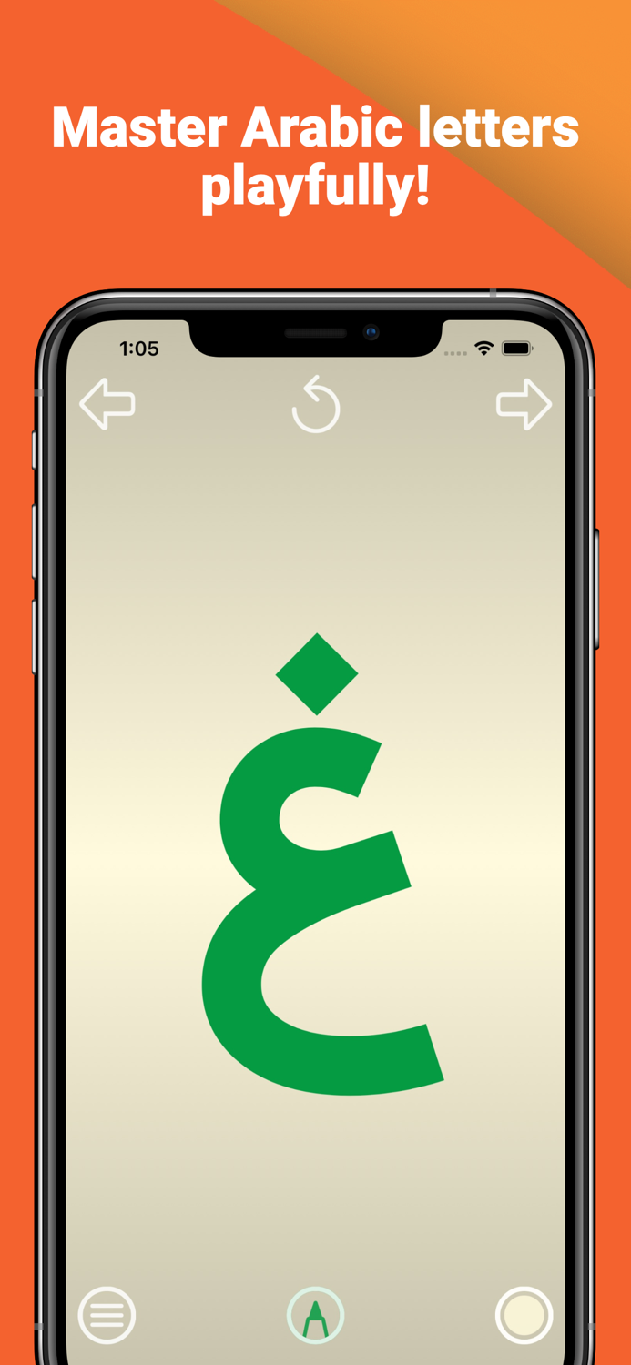 Write and learn Arabic letters